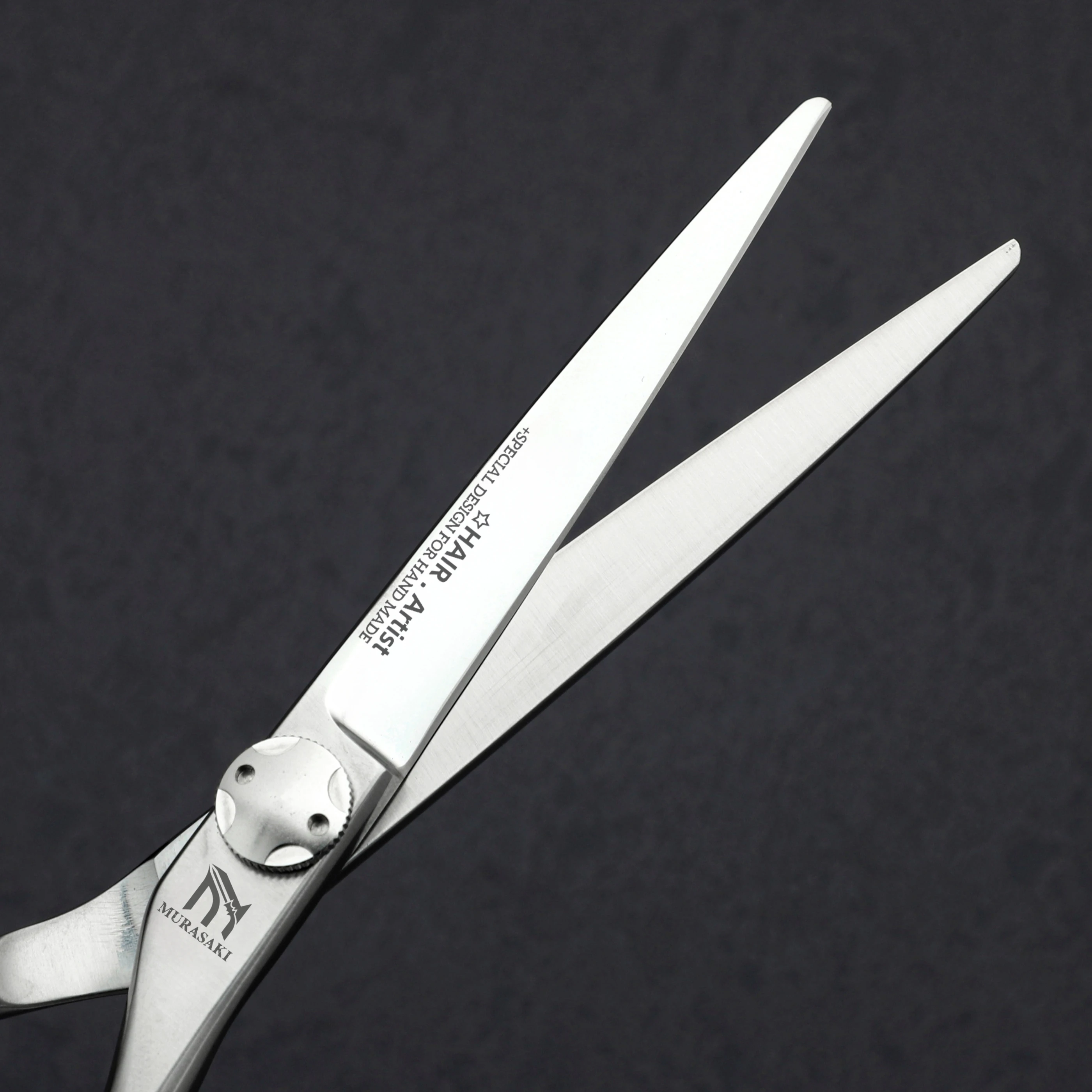 MURASAKI Professional hairdressing scissors,5.75 inch barber shears,Japanese 440C Steel barber accessories,Ergonomic Grip