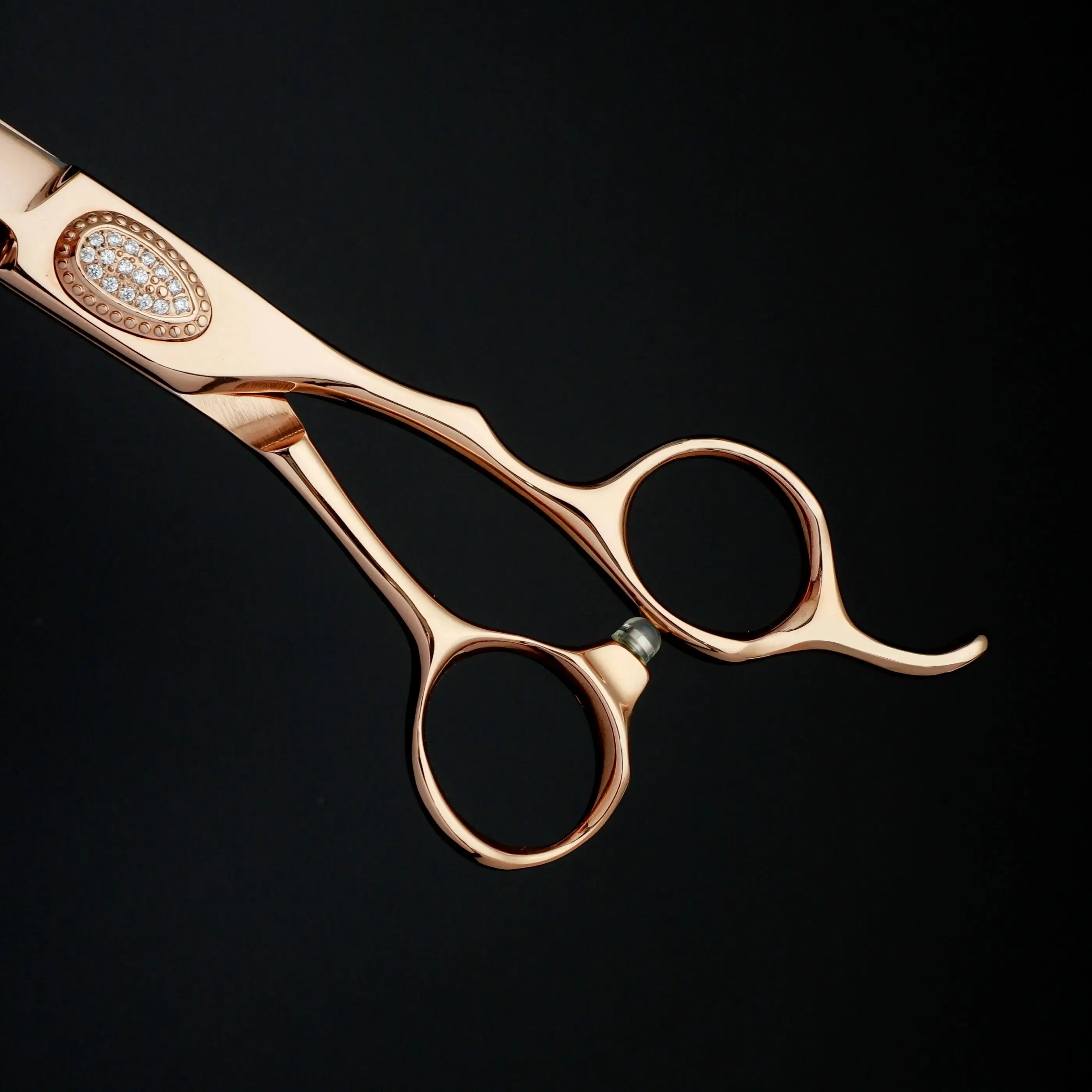 MURASAKI Professional hair scissors,6.0-6.5-6.8 inches Rose gold Coating barber shears,Japanese VG10 steel barber accessories - Image 2