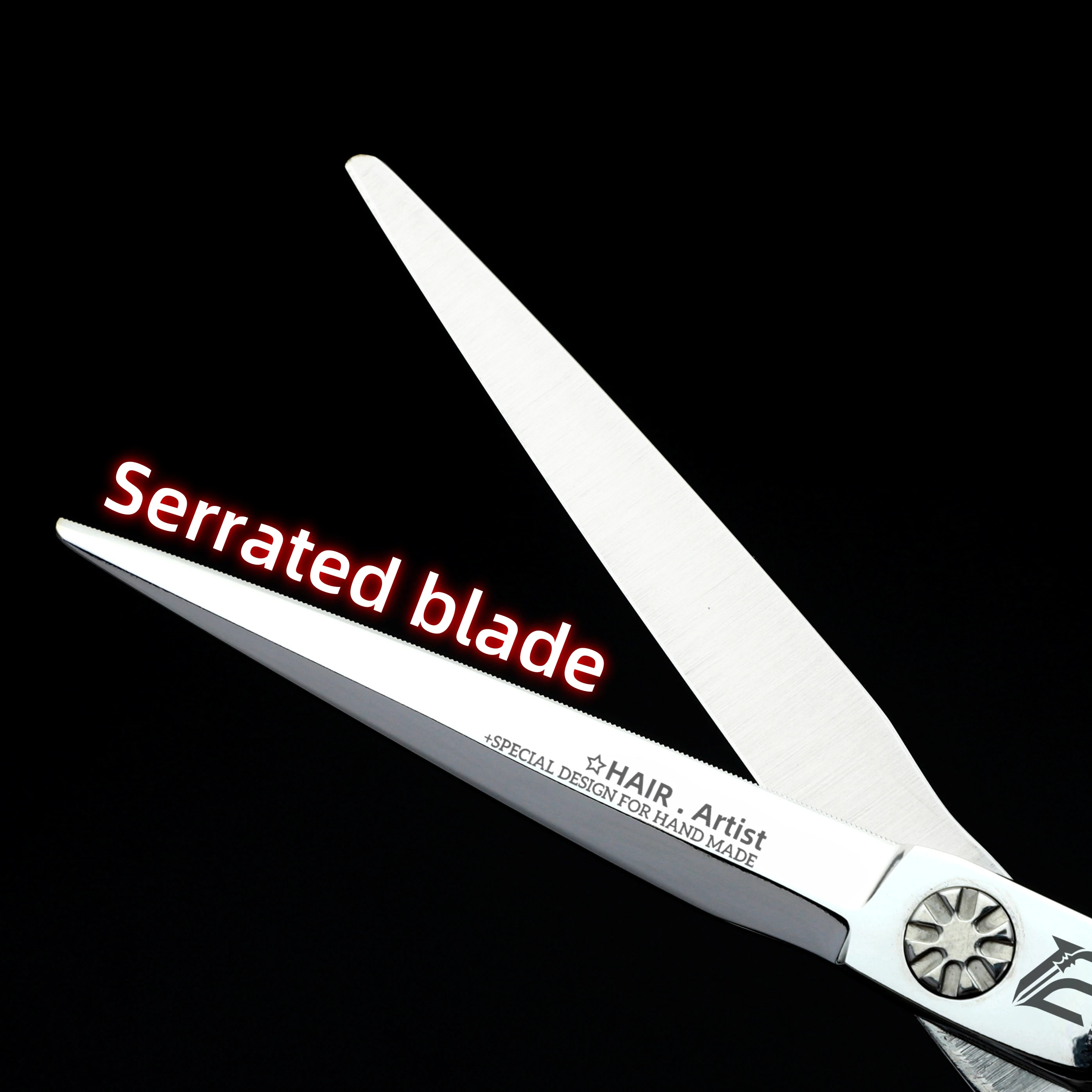 MURASAKI Professional hairdressing scissors,6.5-6.8 inches Serrated blade scissors,High-end Japanese steel hair cutting machines - Image 2