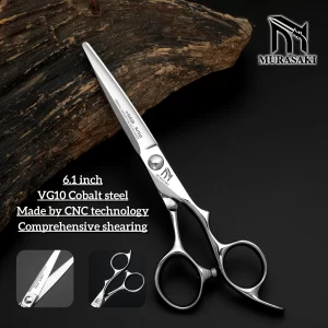 MURASAKI top-level hair cutting scissors，6.0 to 6.8 inches Made by CNC technology barber scissors，VG10 steel Precision Cutting