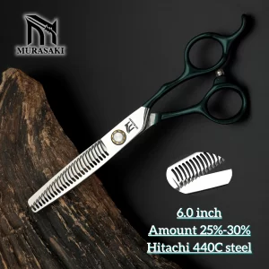 MURASAKI Professional barber scissors set，6 inch hairdressing scissors，Hair cutting machine，High quality barber shop accessories