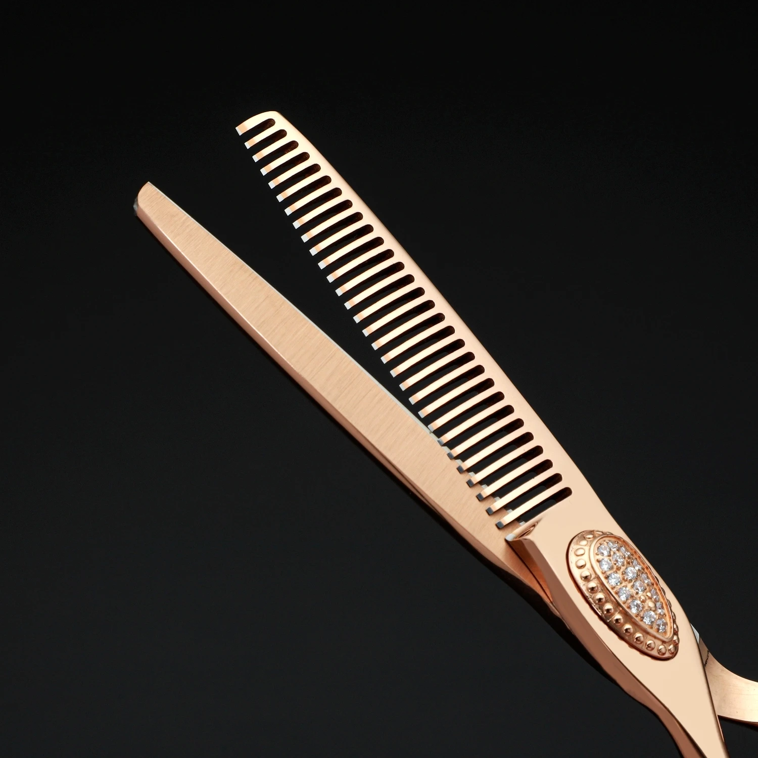 MURASAKI Professional Left hand scissors,VG10 steel hair thinning shears,6.0 inch Rose gold coating,Top-level hair cutting tools - Image 2